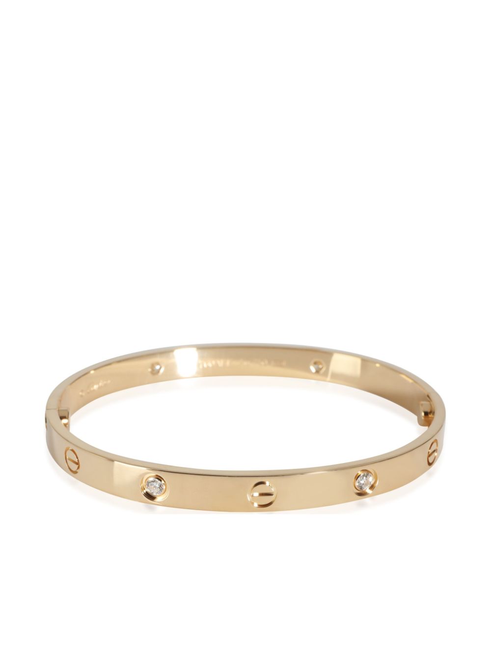 Pre-owned Cartier 18k Yellow Gold Love Bracelet