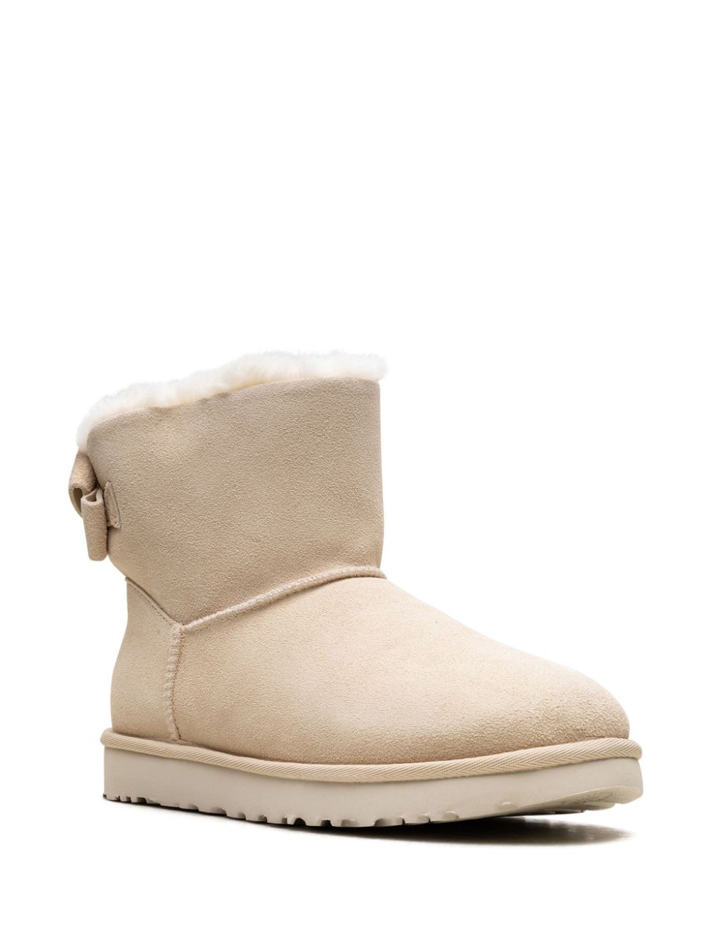 UGG Mini Bailey Suede Bow "Cream" boots - Bruin