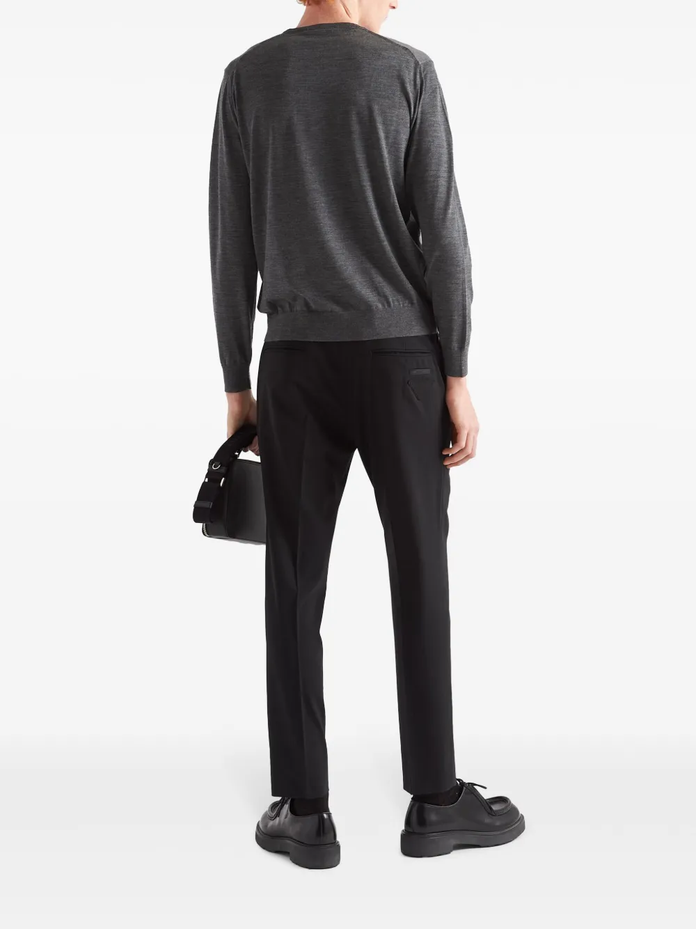 Prada wool trousers Zwart