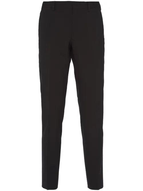 Prada pantalon en laine - Noir - Prada - Modalova