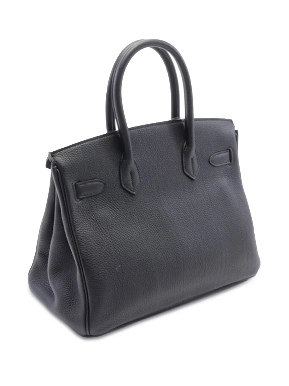 Hermès Pre-Owned 2015 Togo Birkin Retourne 30 handtas - Zwart