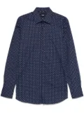 BOSS patterned shirt - Blue