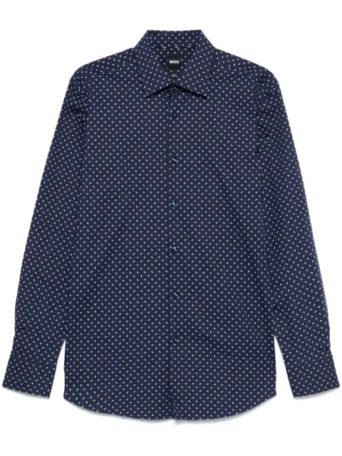 BOSS camisa con motivo