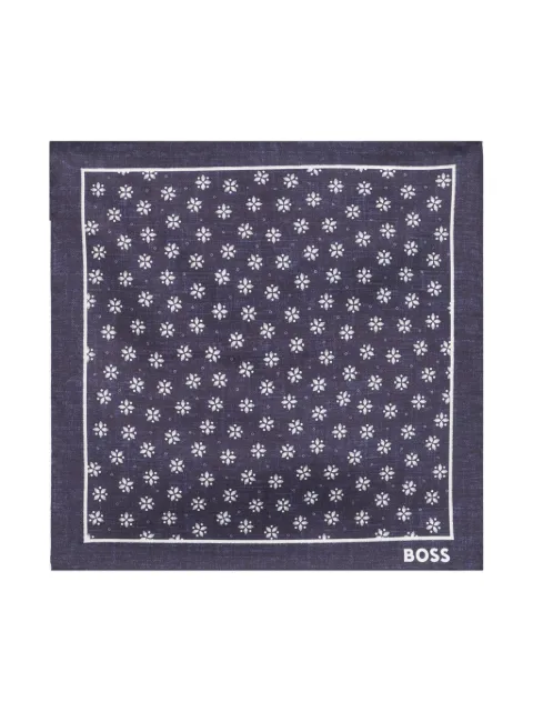 BOSS mascada con estampado floral