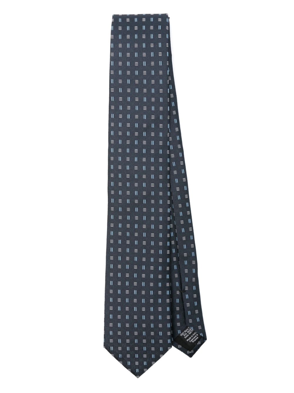 patterned-jacquard tie