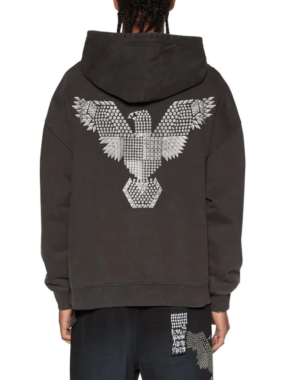 Ksubi Eagle Ecess hoodie Zwart