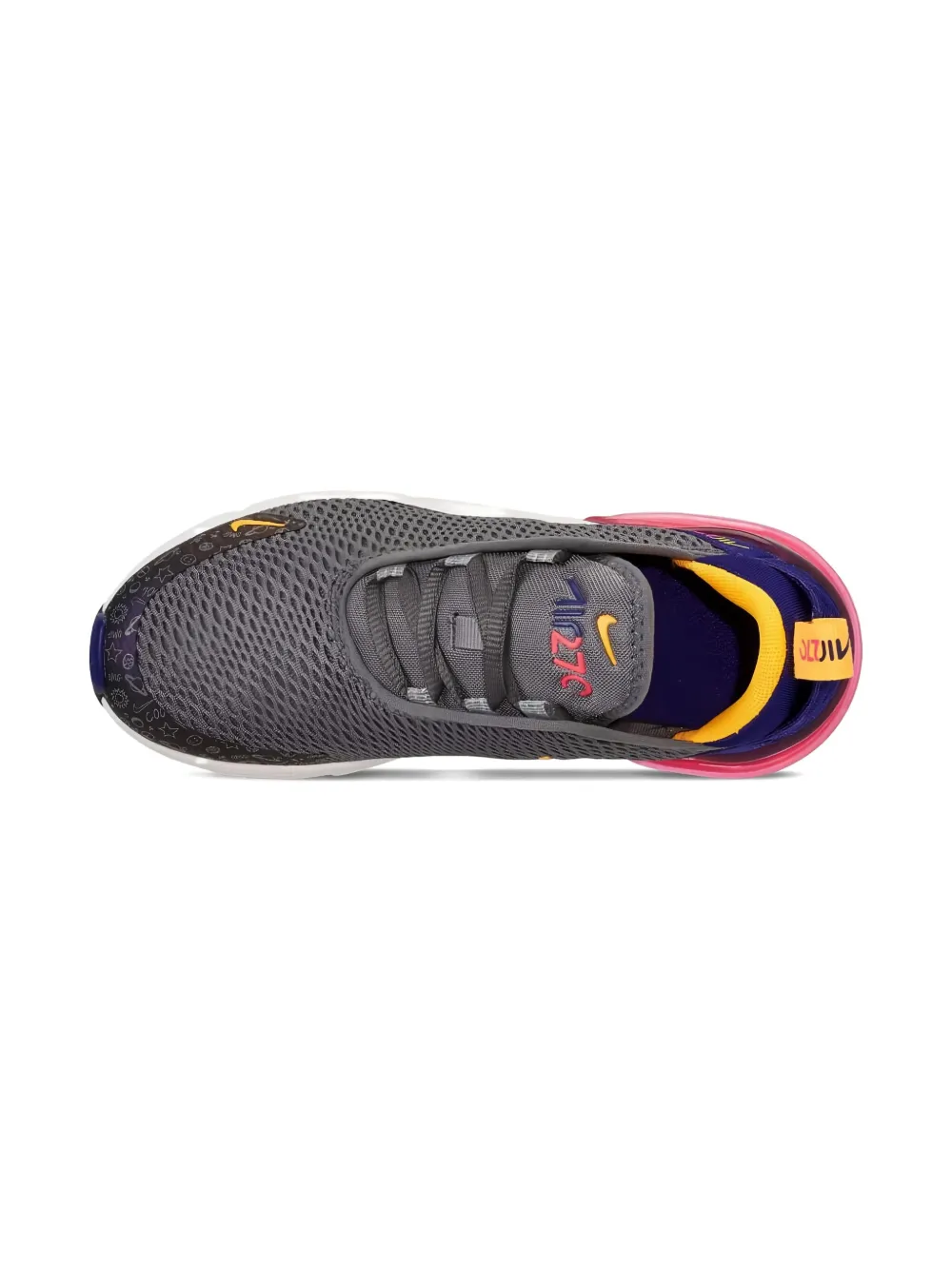 Nike Kids Air Max 270 Regency "Purple Laser Orange Racer Pink" sneakers Grijs