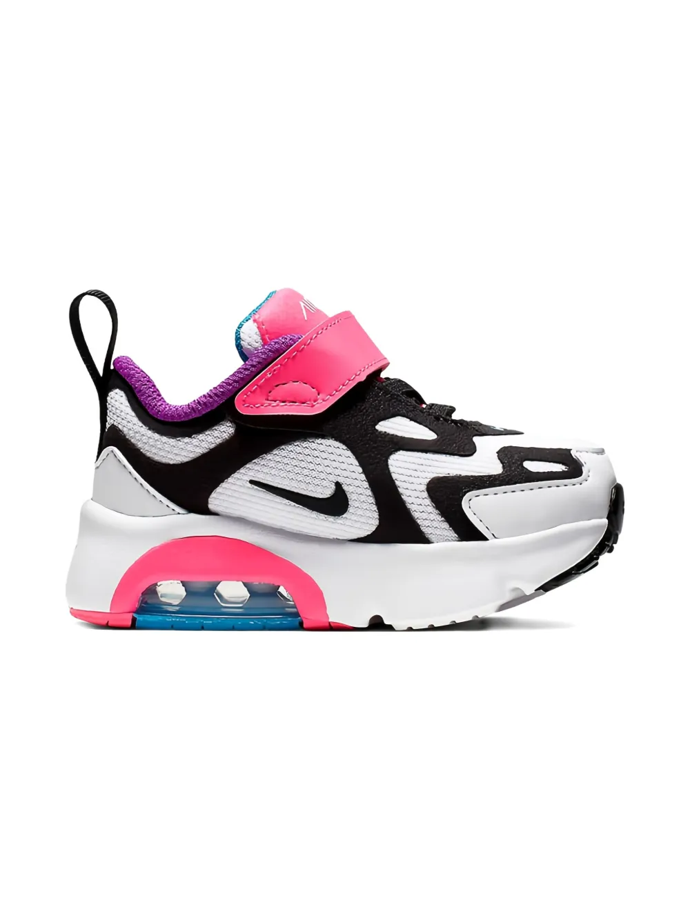 Nike Kids Air Max 200 TD White/ Hyper Pink/ Black sneakers - Wit