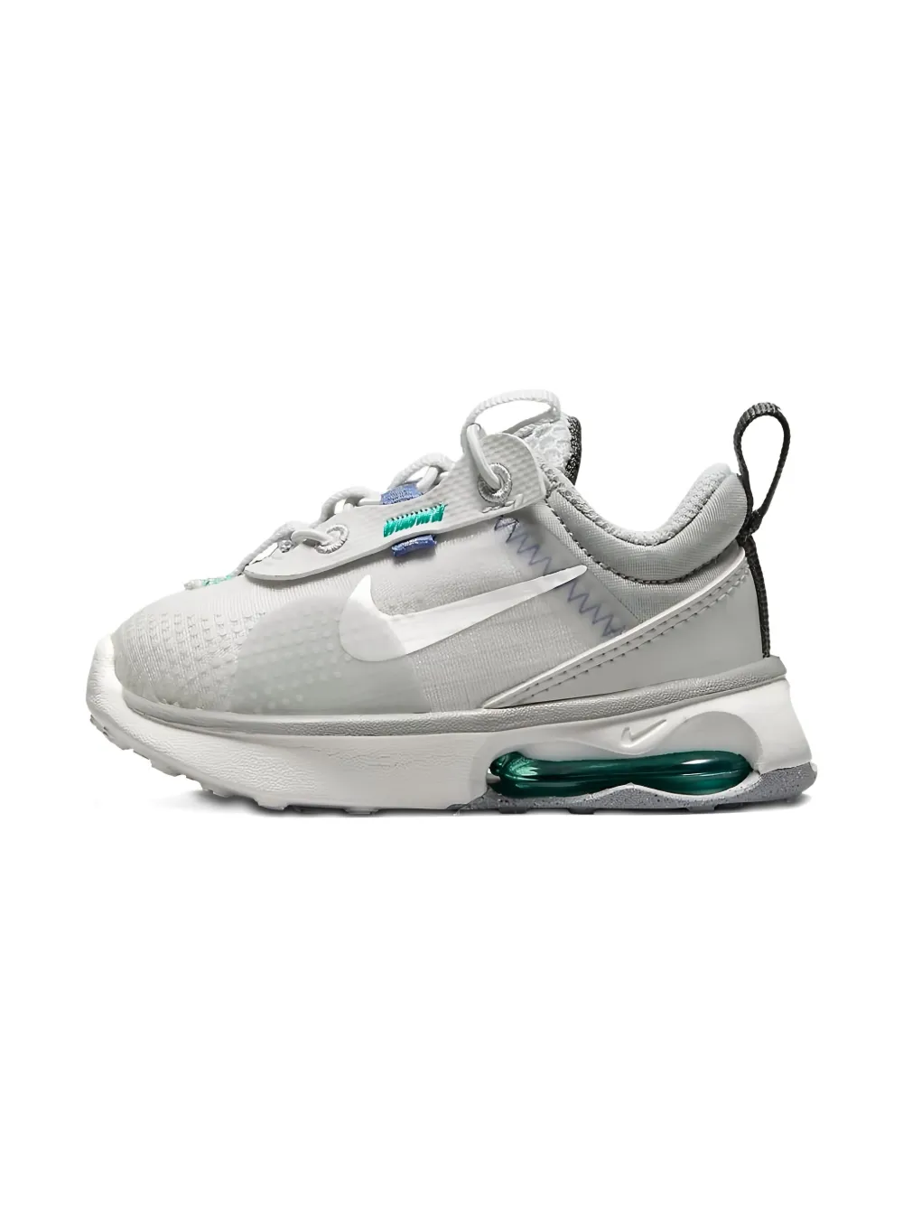 Nike Kids Air Max 2021 "Photon Dust Clear Emerald" sneakers Grijs