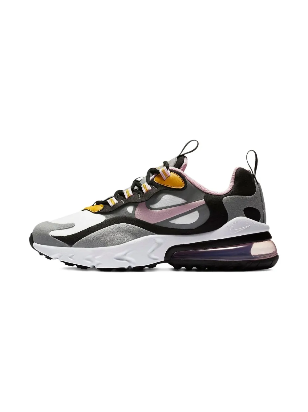 Nike Kids Air Max 270 React "Light Arctic Pink" Grey