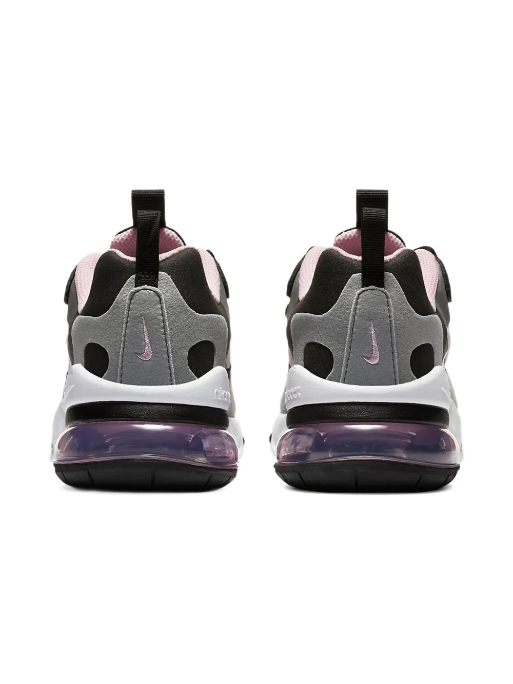 Nike Kids Air Max 270 React "Light Arctic Pink" Grey