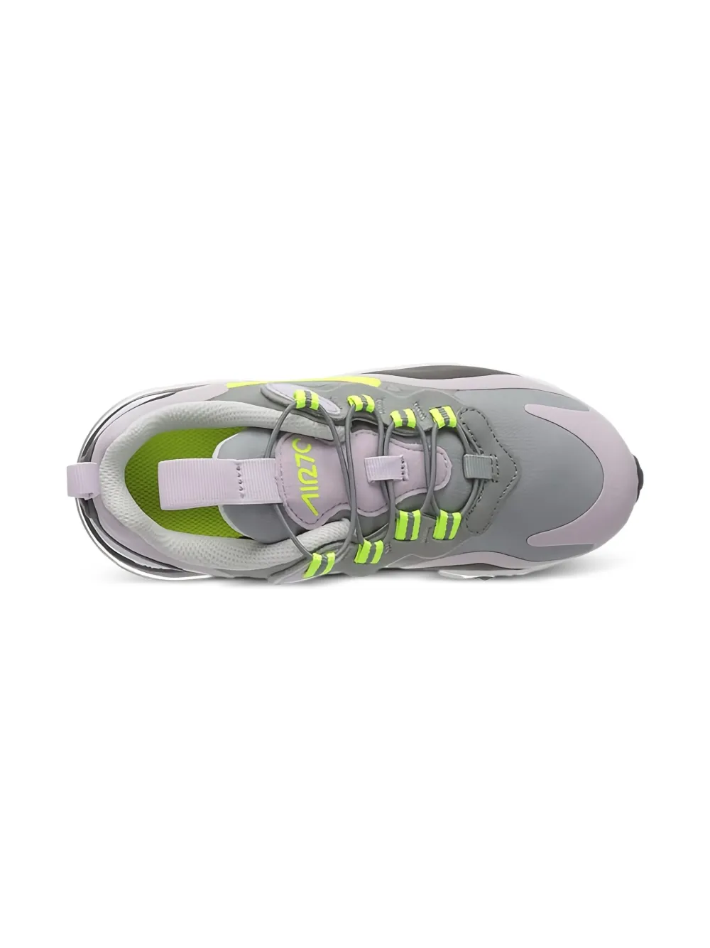 Nike Kids Air Max 270 React "Gunsmoke Aurora" sneakers Grey