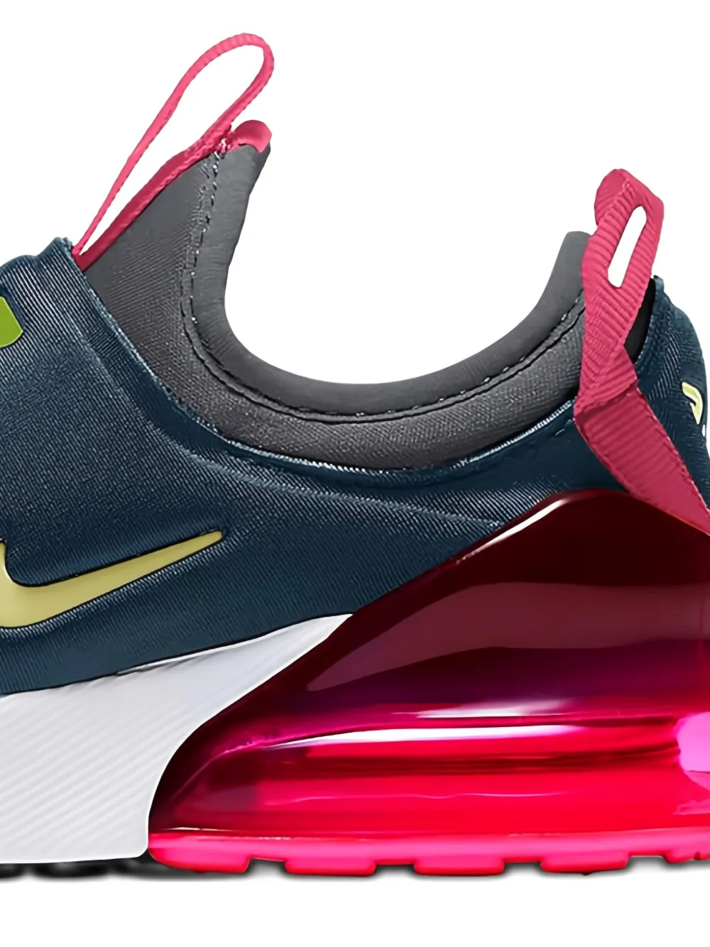Nike Kids Air Max 270 Extreme "Iron Grey Life Lime Deep Ocean" sneakers