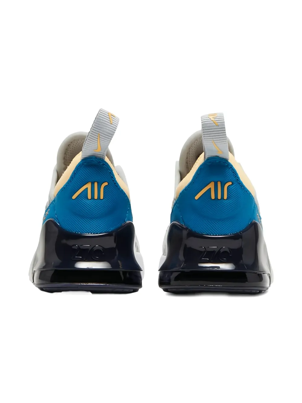 Nike Kids Air Max 270 "Grey Fog Midnight Navy" sneakers