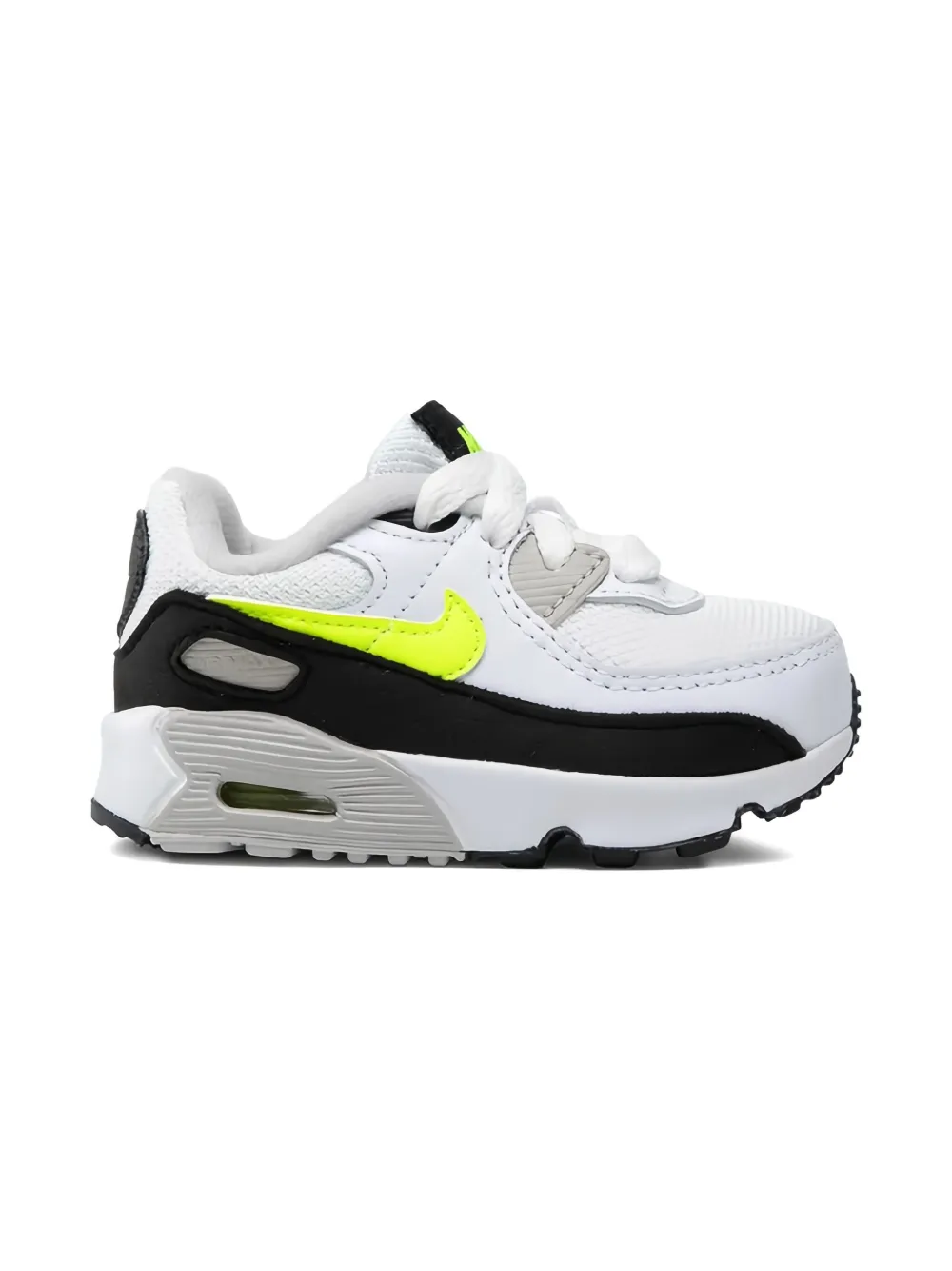 Nike Kids Air Max 90 "White/Hot Lime" sneakers - ホワイト Nike Kids Air Max 90 "White/Hot Lime" sneakers - ホワイト