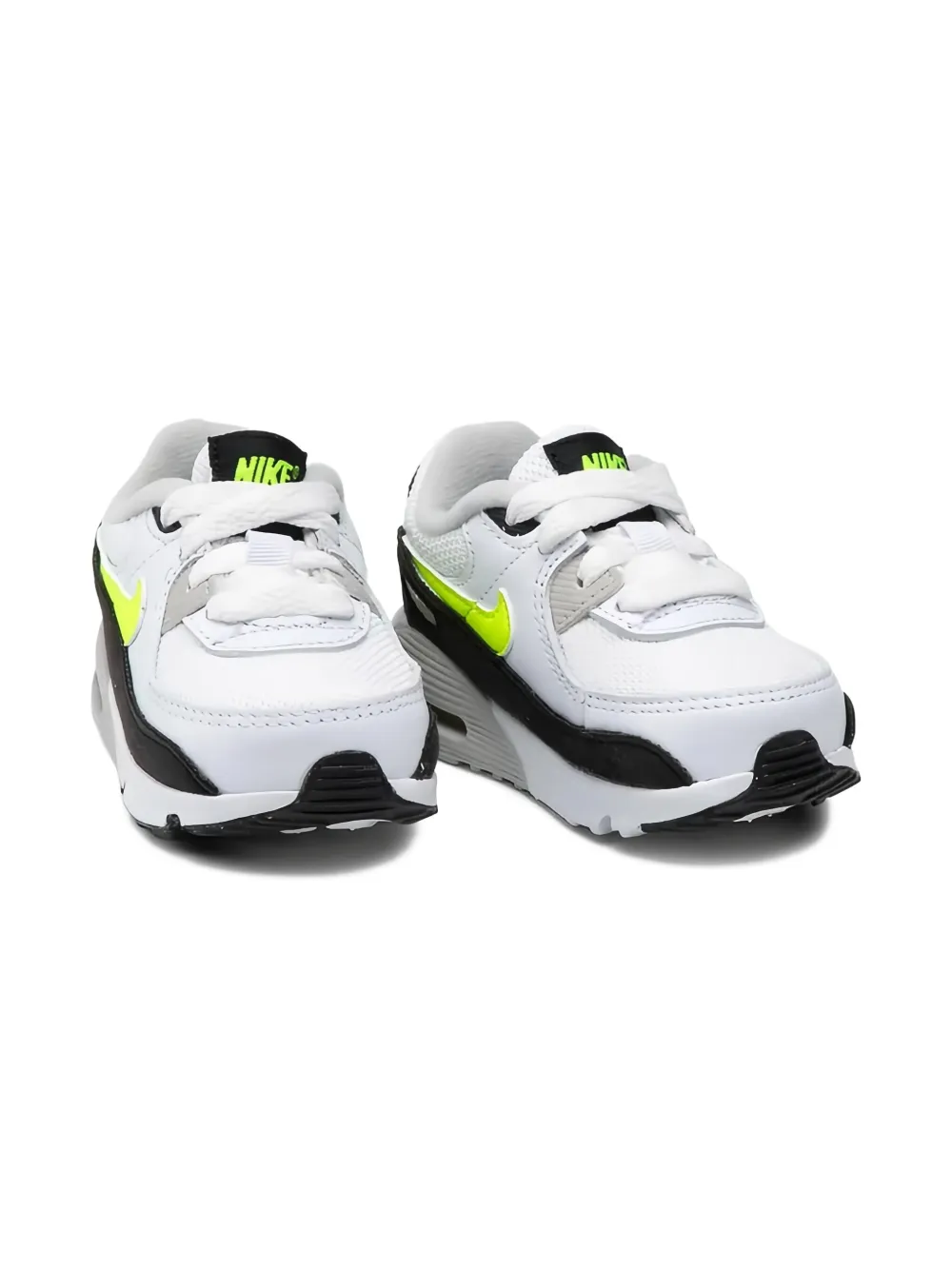 Nike Kids Air Max 90 "White Hot Lime" sneakers