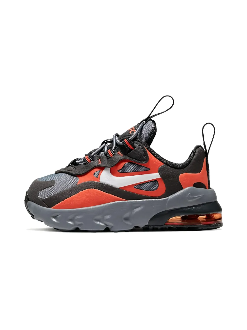 Nike Kids Air Max 270 React "Cool Grey/Cosmic Clay" sneakers | Image 2