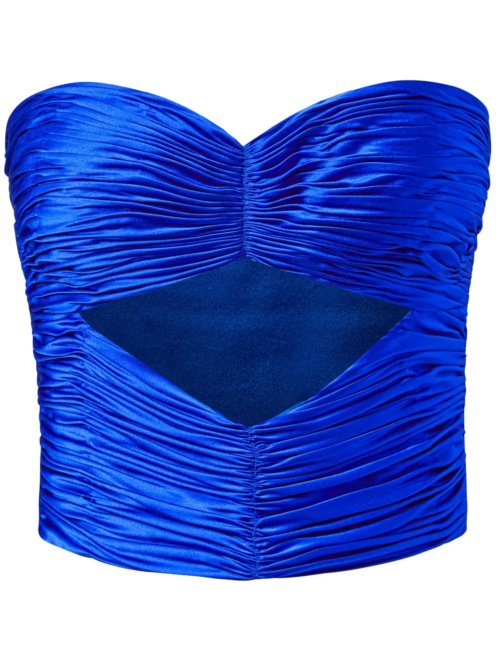 cut-out bustier top