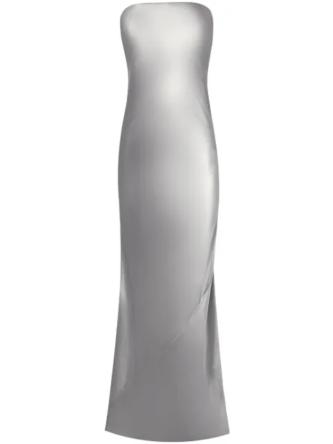 Alejandra Alonso Rojas bow-detail bustier gown