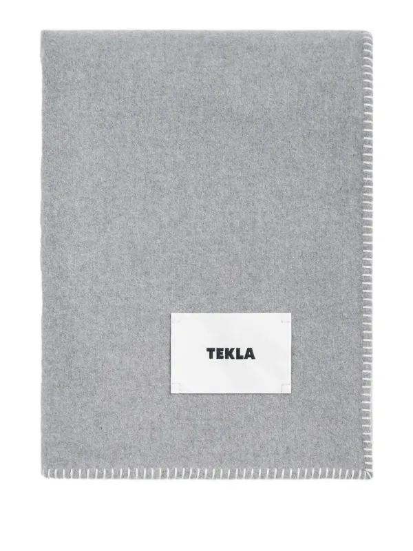 TEKLA ウールブランケット グレー TEKLA ラムウール ブランケット | グレー | FARFETCH JP
