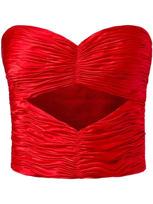 Haut-bustier à découpes - Alejandra Alonso Rojas - Modalova