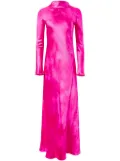 Alejandra Alonso Rojas cowl-back silk gown - Pink