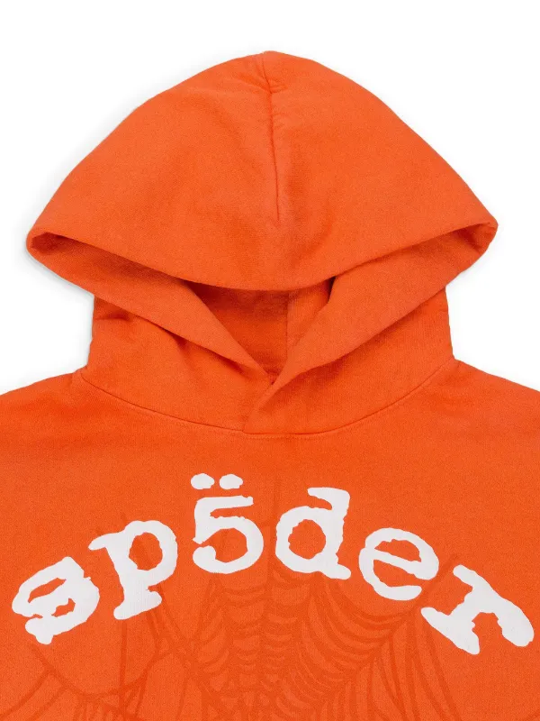 SP5DER Legacy Hoodie | Orange | FARFETCH GE