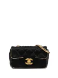 CHANEL Pre-Owned 2004-2005 Extra Mini Quilted Satin Flap crossbody bag - Gold