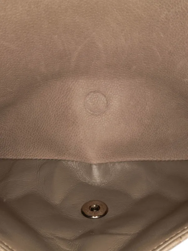 CHANEL Pre-Owned 2010-2011 Jumbo Classic Caviar Double Flap CHANEL Pre-Owned 2010-2011 Jumbo Classic Caviar Double Flap