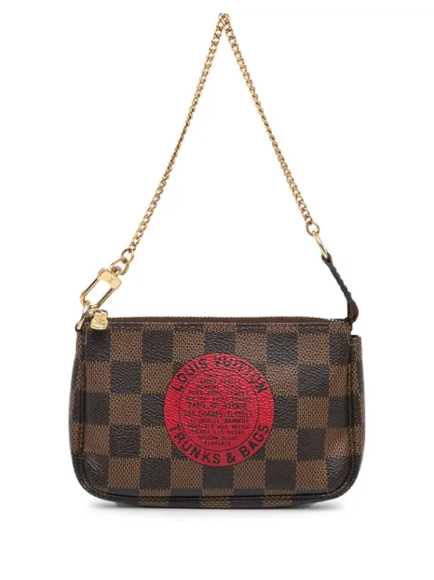Louis Vuitton Pre-Owned 2008 Damier Ebene Trunks and Bags Mini Pochette Accessoires handbag