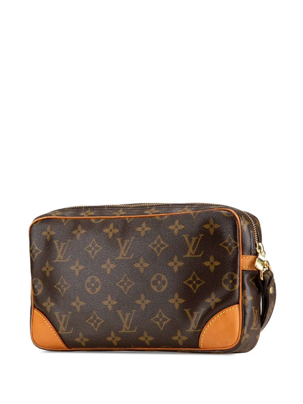 Louis Vuitton Pre-Owned 2002 Monogram Marly Dragonne GM clutch - Bruin