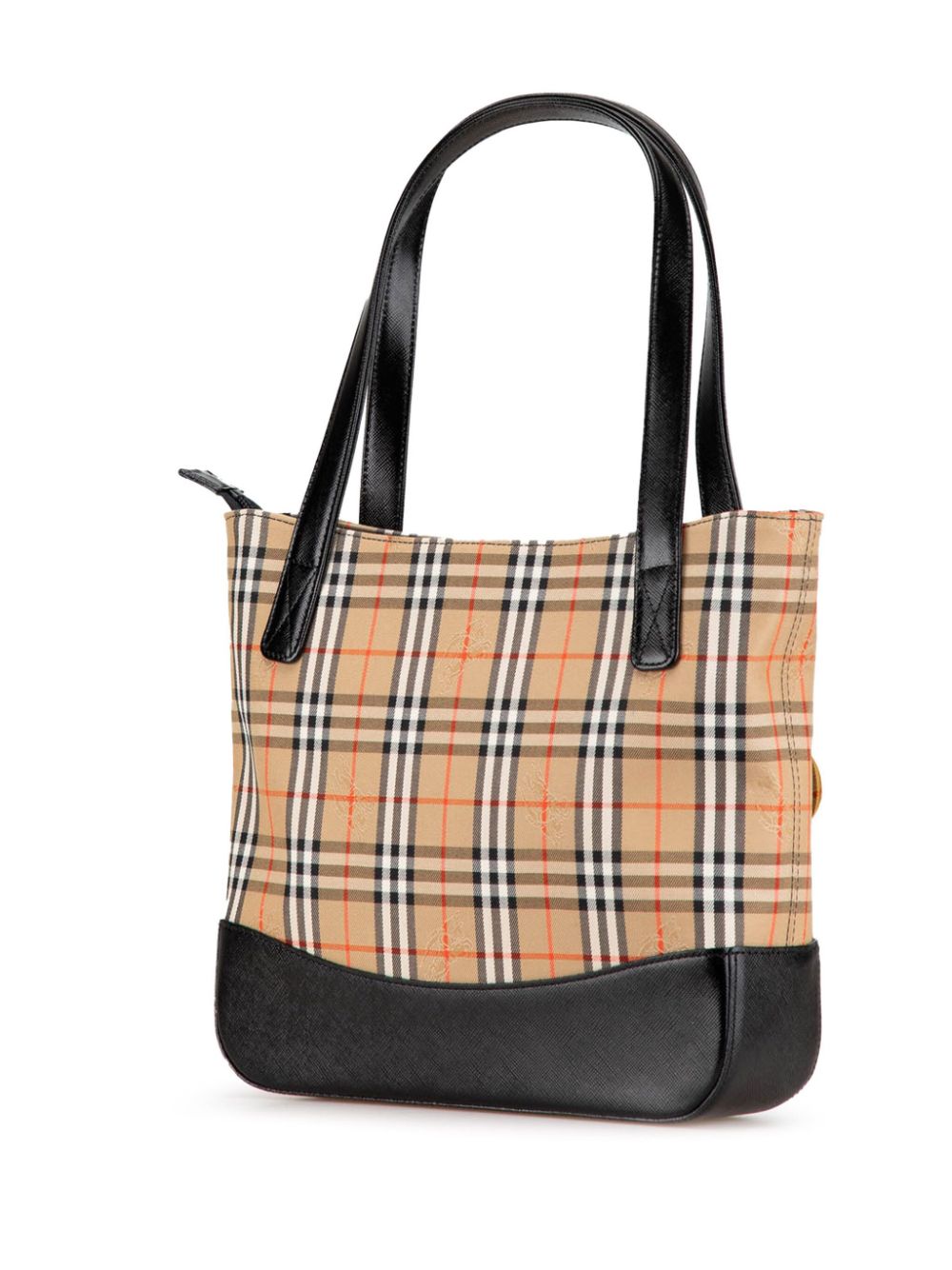 Burberry Pre-Owned 2020 Haymarket Check canvas shopper - Bruin