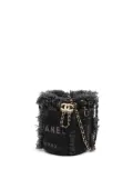 CHANEL Pre-Owned 2021 Mini Denim Mood with Chain bucket bag - Grey