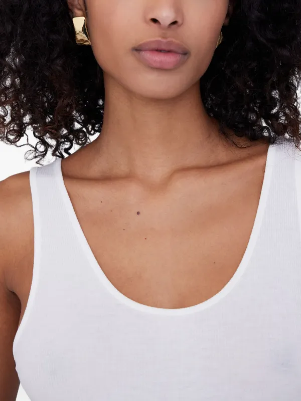 ANINE BING Curved Rectangle Earrings | Gold | FARFETCH