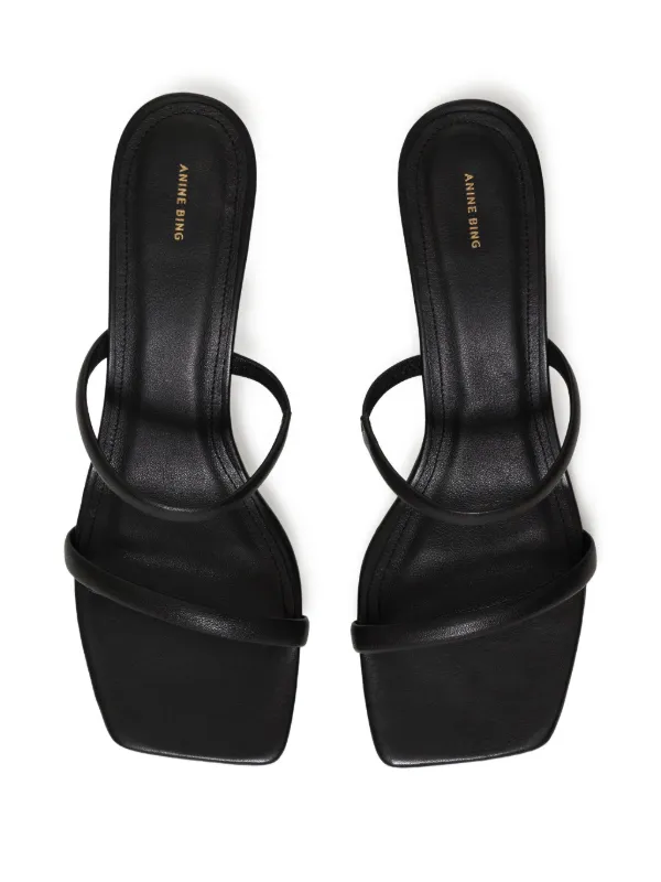 ANINE BING 48mm Hilda Sandals | Black | FARFETCH ANINE BING 48mm Hilda Sandals | Black | FARFETCH