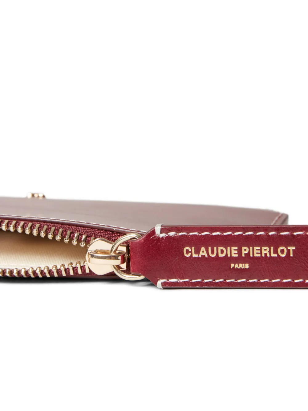 Claudie Pierlot Gold Heart pasjeshouder Rood