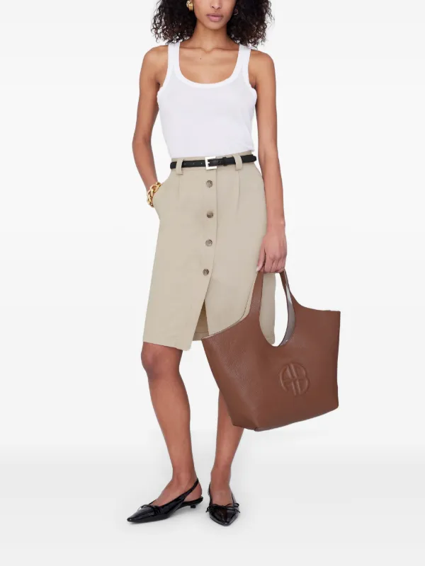 ANINE BING Medium Lili Tote Bag | Brown | FARFETCH