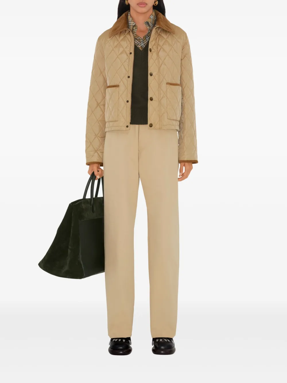 Burberry Katoenen broek - Beige