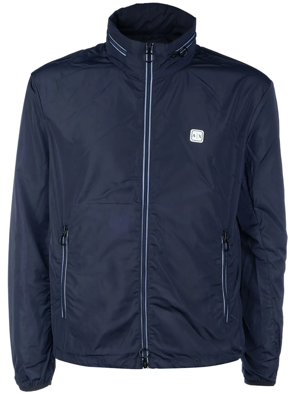 Armani Exchange chamarra con ribete en contraste | azul | Image 1