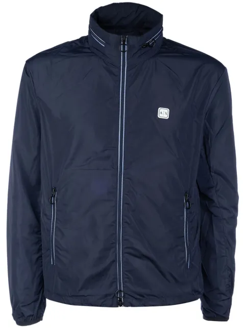 Armani Exchange chamarra con ribete en contraste