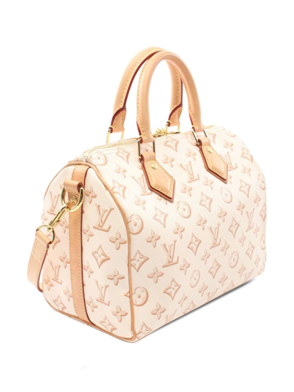 Louis Vuitton Pre-Owned 2021-2024 Monogram Fall for You Speedy Bandouliere 25 boekentas - Bruin