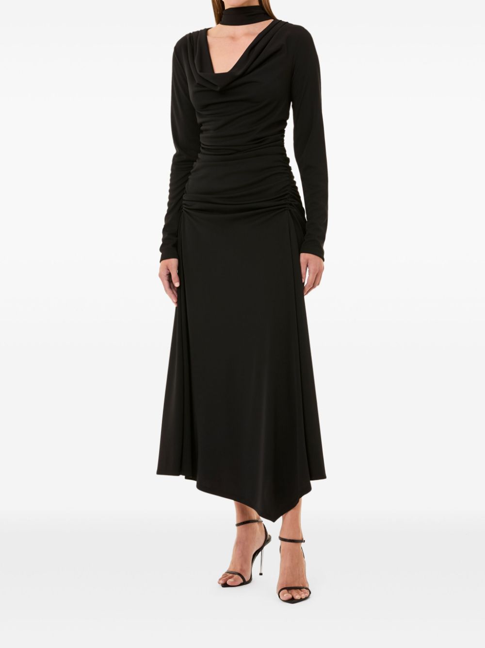 Nicholas Elysia midi dress - Zwart