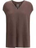 Rick Owens silk-blend top - Brown