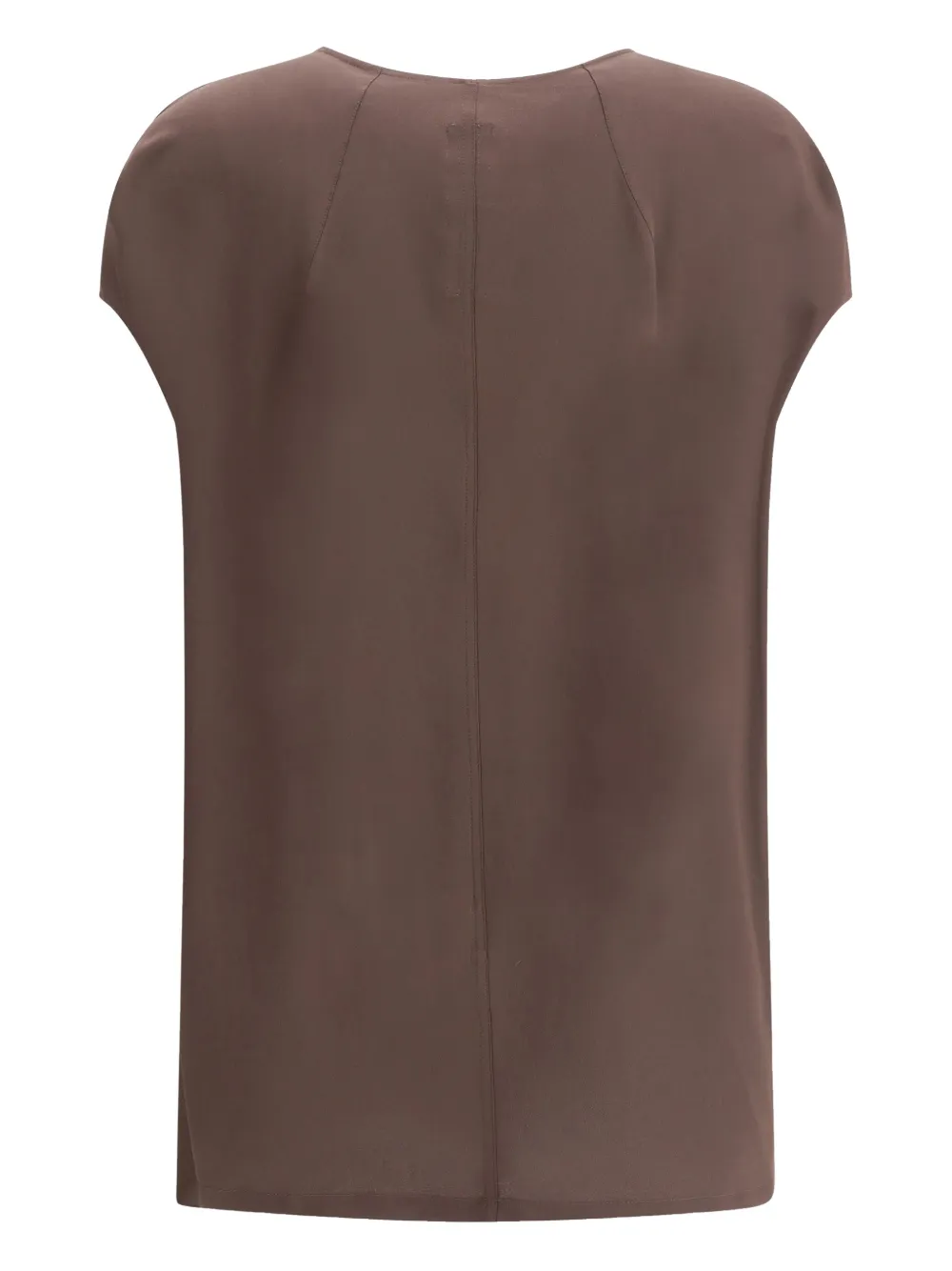 Rick Owens silk-blend top - Bruin