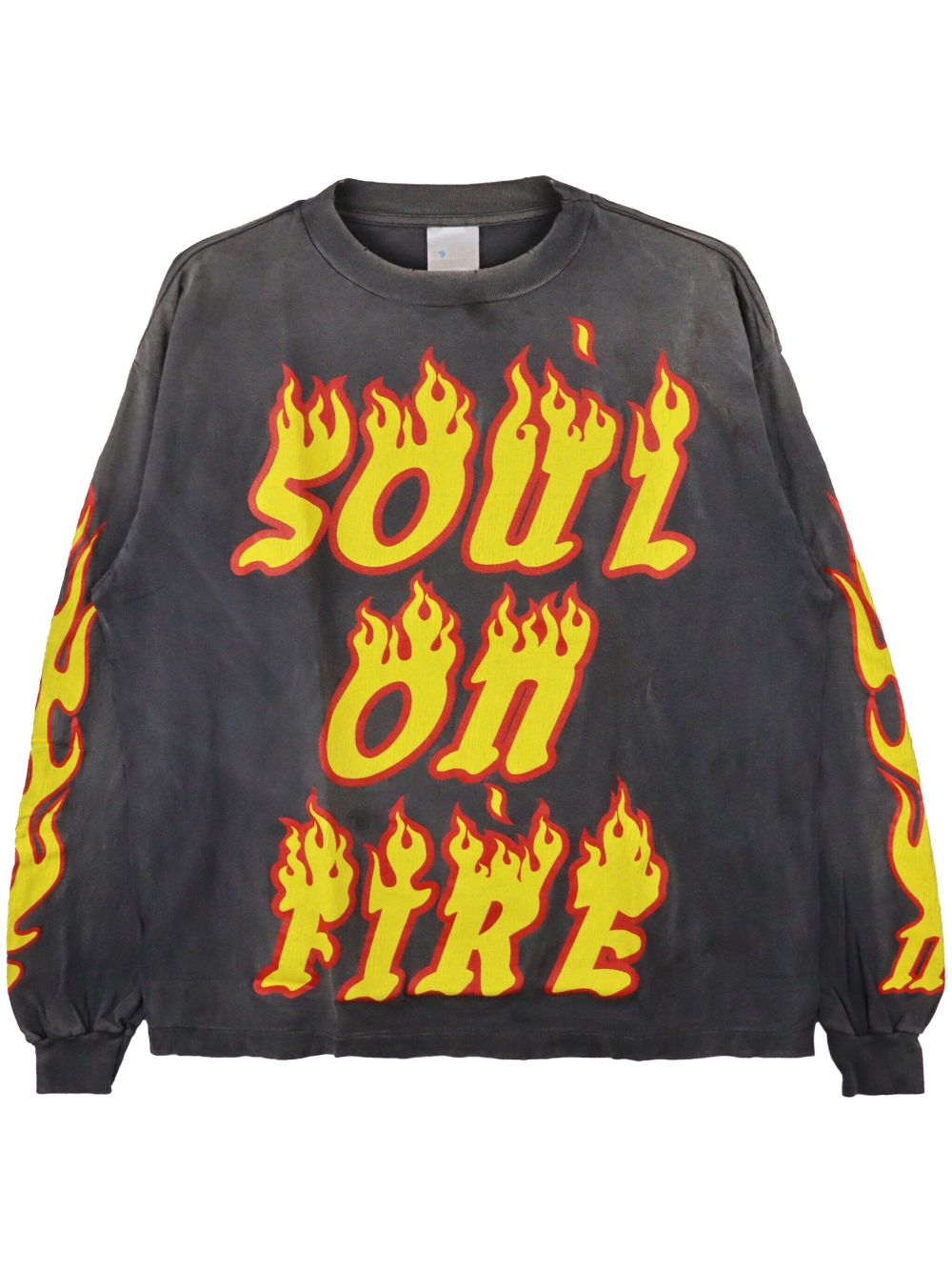 SAINT MXXXXXX Soul on Fire sweater - Black