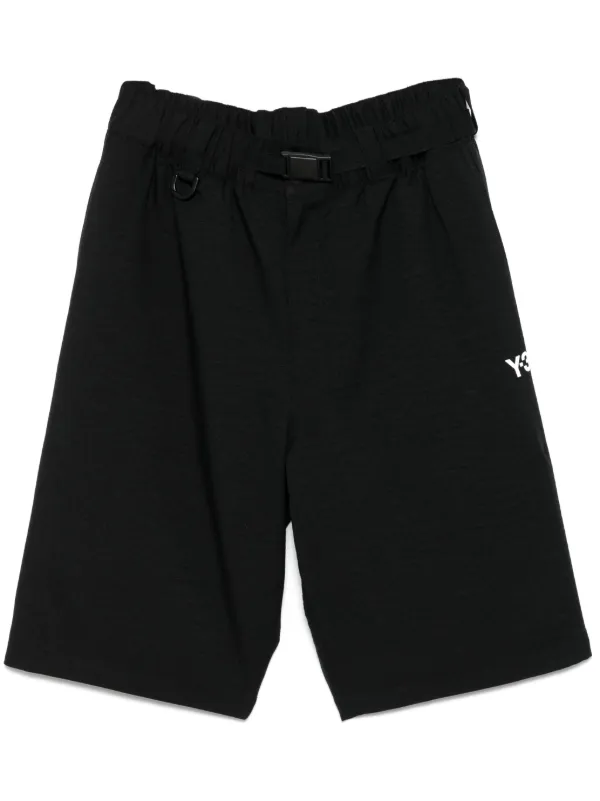 Y-3 ロゴ Sport Uniform 3ストライプ ショートパンツ ブラック Y-3 - Y-3 Sport Uniform 3-Stripes Shorts / ショートパンツ