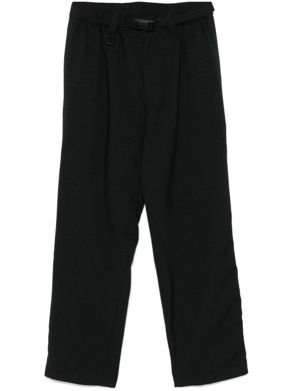 Y-3 3 Stripes-logo trousers - Black