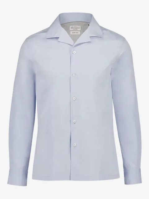 Brunello Cucinelli camisa de algodón