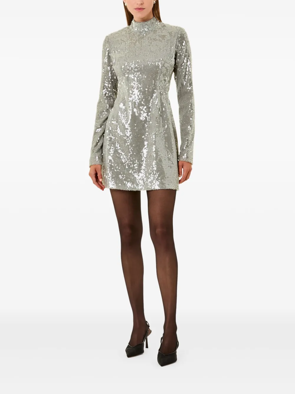 Nicholas Daphne mini-jurk - Zilver