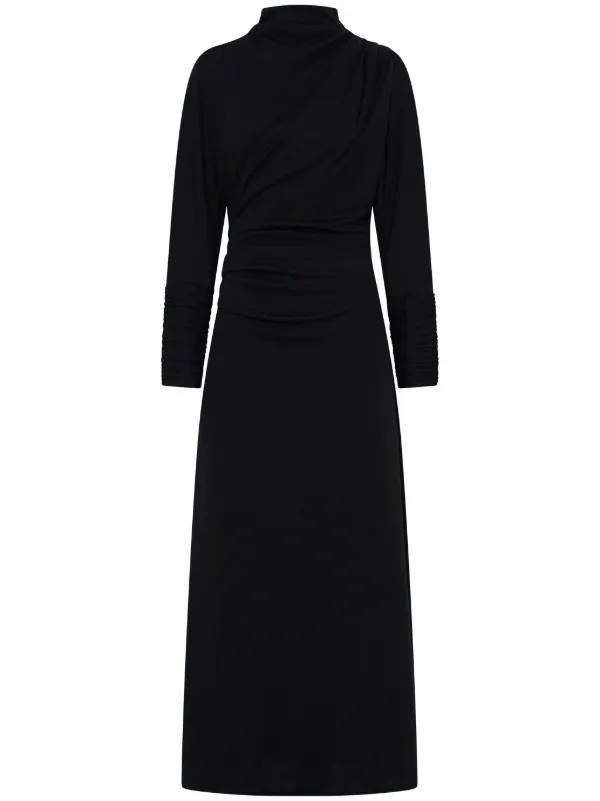 knee length dresses for ladies NICHOLAS TWIST FRONT MIDI DRESS  TheLuxeLend